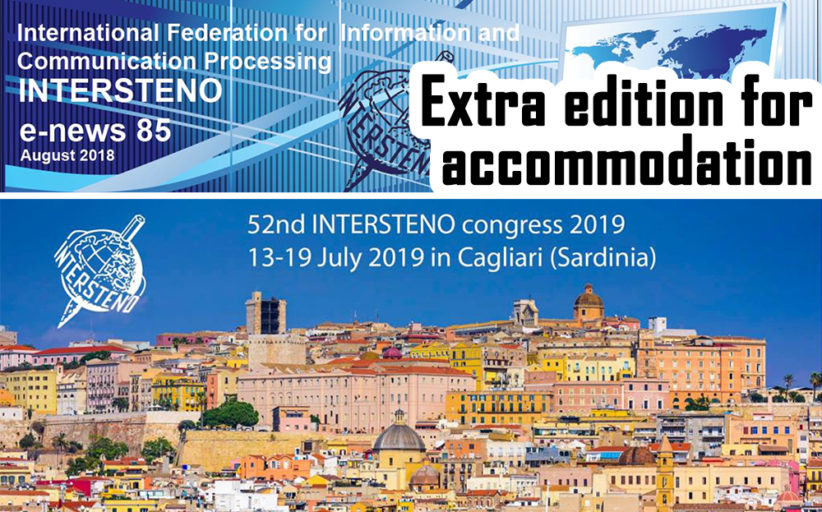 E-News 85 - August 2018 (Cagliari Extra)