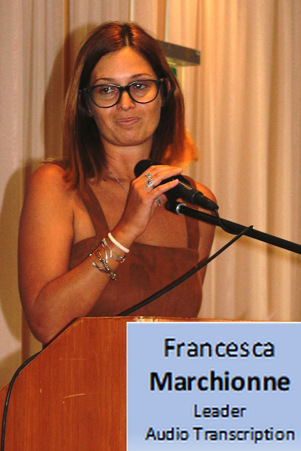 Audio Transcription - Leader Francesca Marchionne